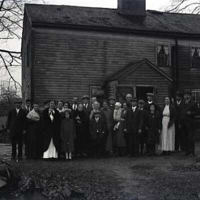 Negative, glass plate