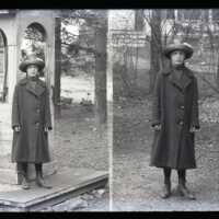 Negative, glass plate