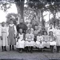 Negative, glass plate