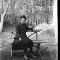 Negative, glass plate
