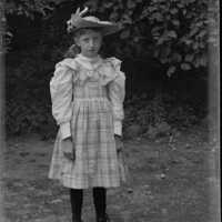 Negative, glass plate