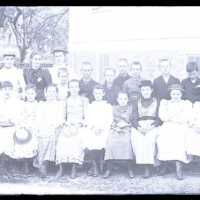 Negative, glass plate
