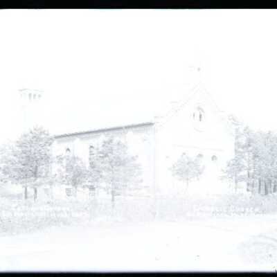 Negative, glass plate