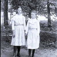 Negative, glass plate