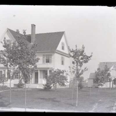 Negative, glass plate