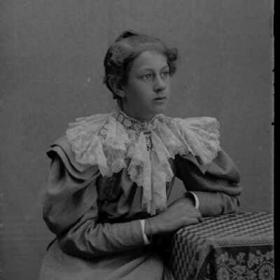 Negative, glass plate