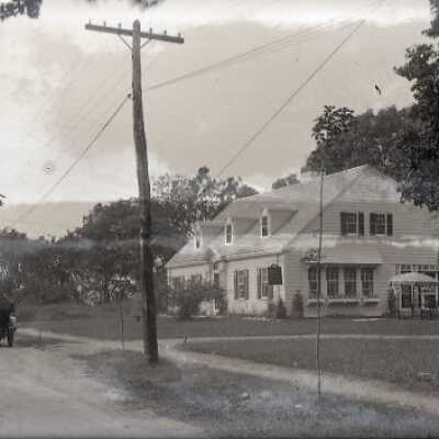 Negative, glass plate
