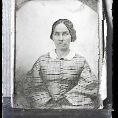 Negative, glass plate