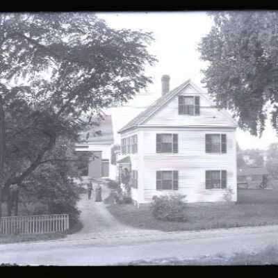 Negative, glass plate