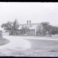 Negative, glass plate