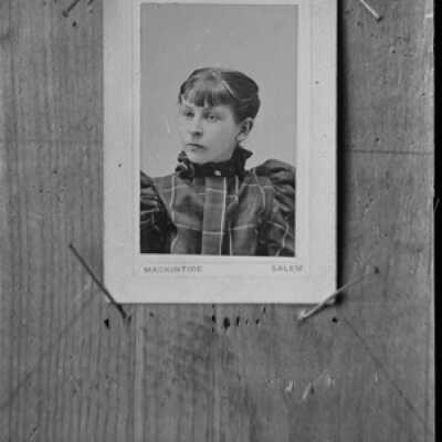 Negative, glass plate