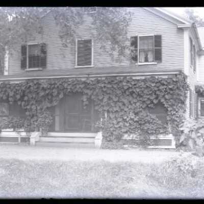 Negative, glass plate