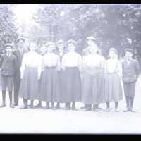 Negative, glass plate