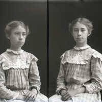 Negative, glass plate