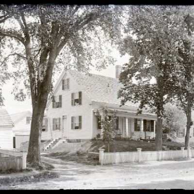 Negative, glass plate