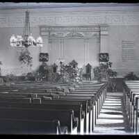 Negative, glass plate