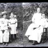 Negative, glass plate
