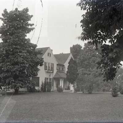 Negative, glass plate