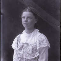 Negative, glass plate