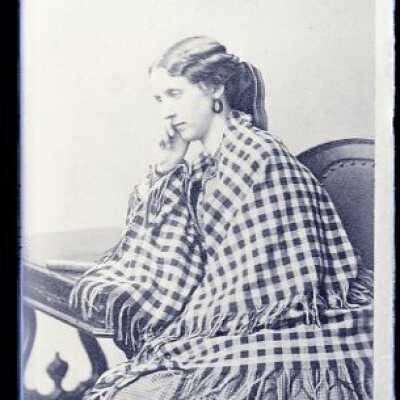 Negative, glass plate