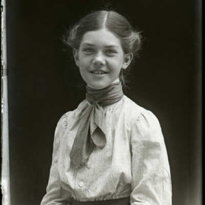 Negative, glass plate