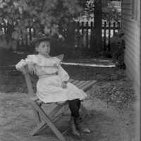 Negative, glass plate