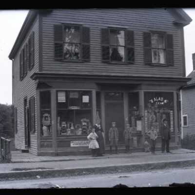 Negative, glass plate