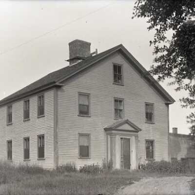 Negative, glass plate