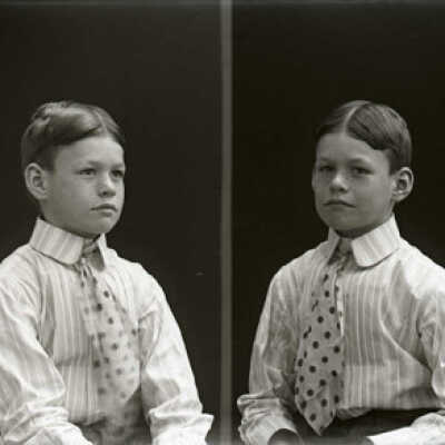 Negative, glass plate