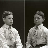 Negative, glass plate