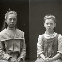Negative, glass plate