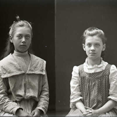 Negative, glass plate