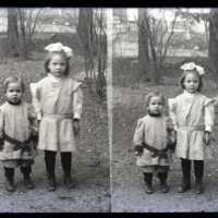 Negative, glass plate