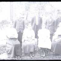 Negative, glass plate