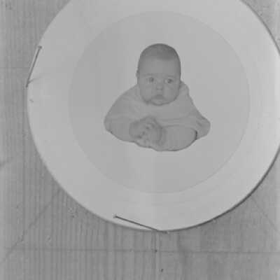 Negative, glass plate