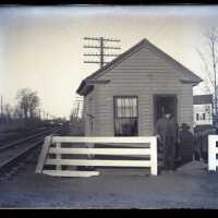 Negative, glass plate