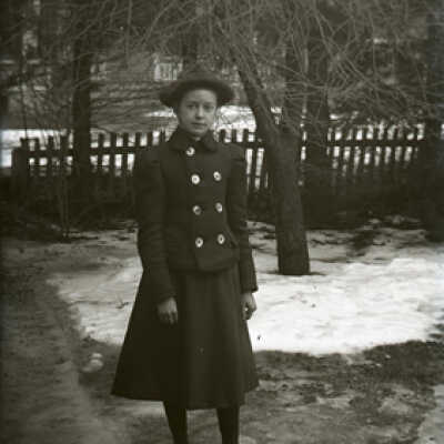 Negative, glass plate