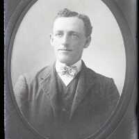 Negative, glass plate