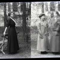 Negative, glass plate