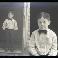 Negative, glass plate