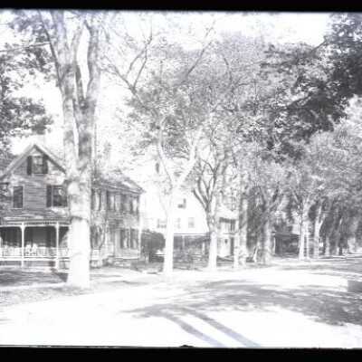 Negative, glass plate