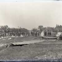 Negative, glass plate