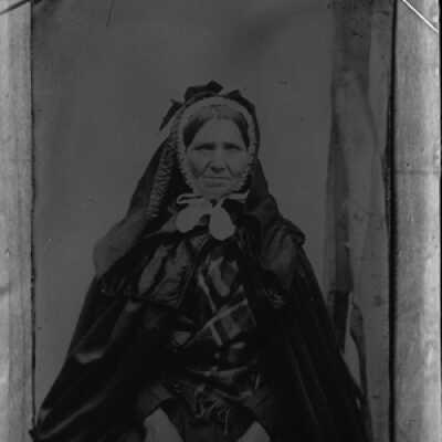 Negative, glass plate