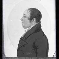 Negative, glass plate