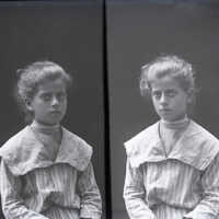 Negative, glass plate