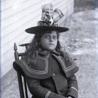 Negative, glass plate