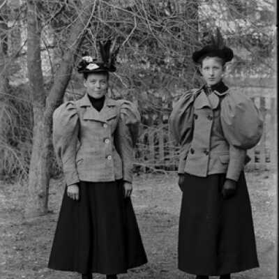 Negative, glass plate
