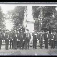 Negative, glass plate