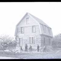 Negative, glass plate