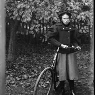 Negative, glass plate